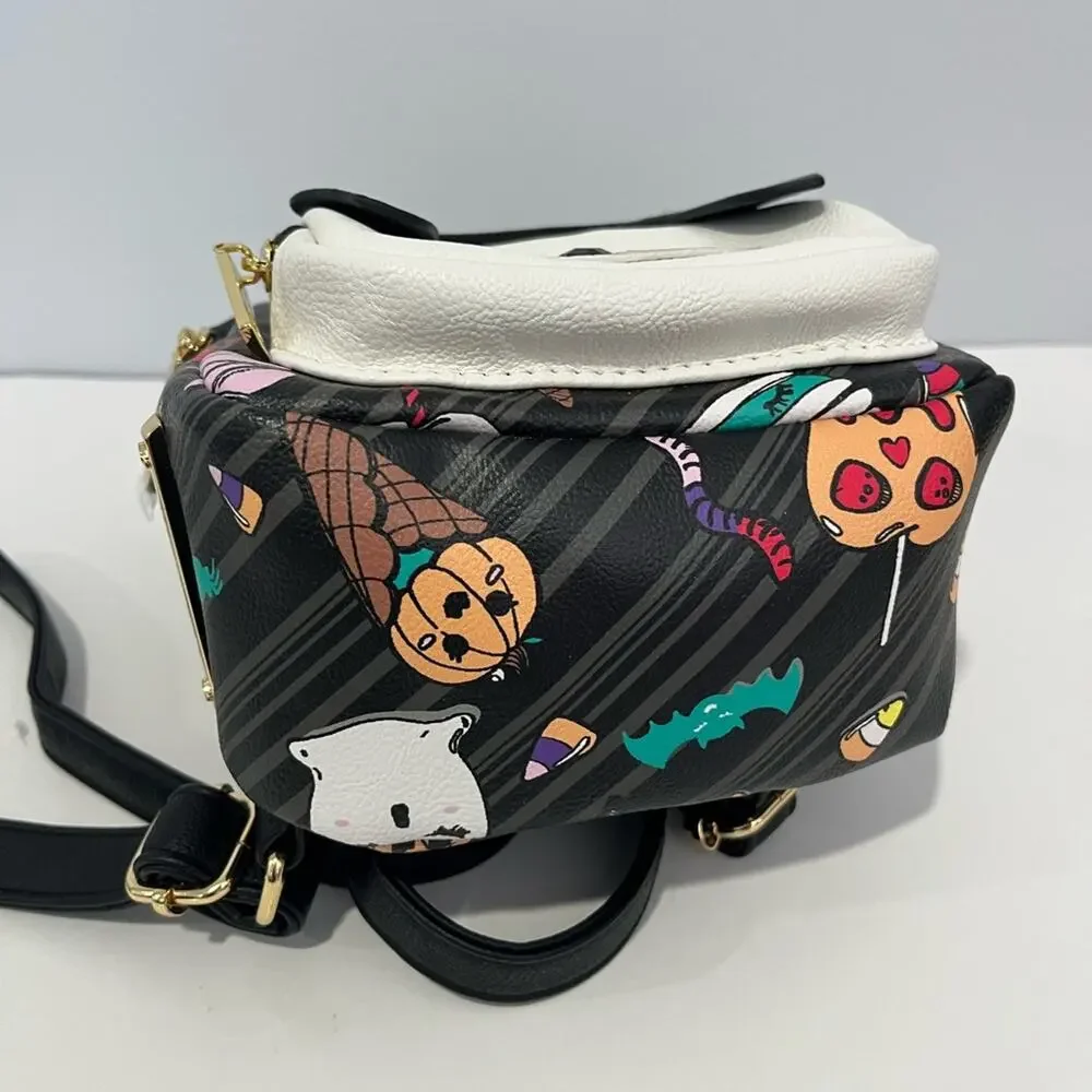 Betsey‎ Johnson Kitsch Halloween Dog Pug Bag Mini Backpack